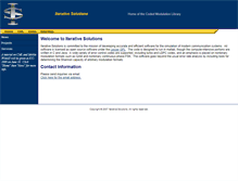 Tablet Screenshot of iterativesolutions.com